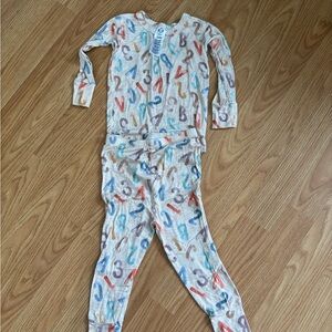 Gerber Multicolor Number Print Kids Pajama Set